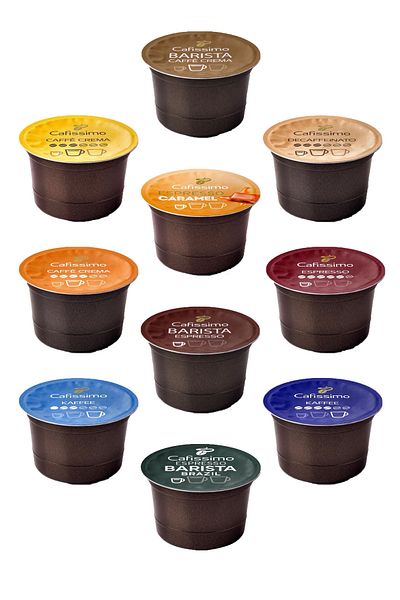 Tchibo 10 Pieces Capsule Coffee Trial Pack - Only Compatible with Tchibo Coffee Machine