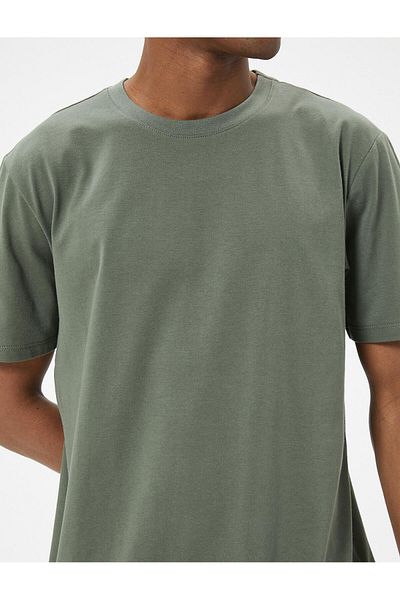 Koton T-Shirt Cotton Slim Fit Crew Neck - κοντομάνικο