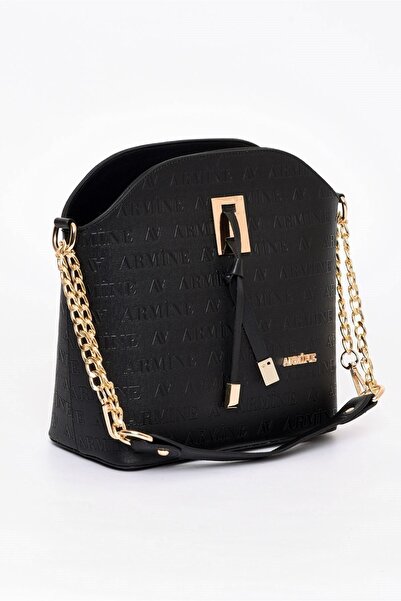 EnTrenDD Black Laser Printed Armine Women's Bag - 102