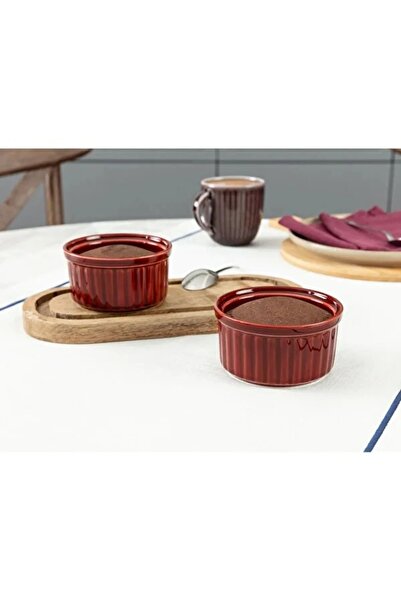 M.C حاوية السيدة كوكو كليبيت السفلية 2 قطعة باللون الأحمر - 10x5 سم