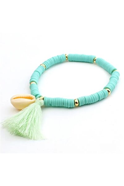 monalisatoka Kadın Fimo Yeşil Halhal