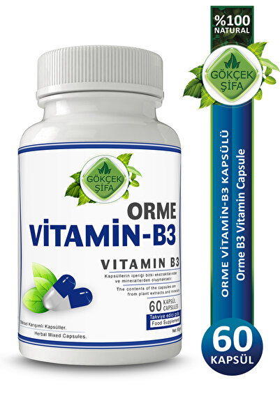 Gökçek Şifa Orme Vitamin B3 Kapsül (VİTAMİN B3 CAPSULE)