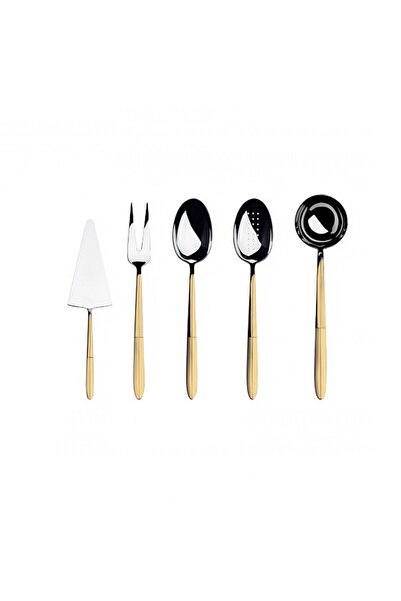 Jumbo 9401 5 Piece Gold Serving Set