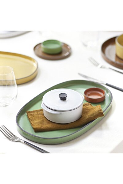 REVOL Caractere Culinaire Beyaz Kapaklı Pişirme Tabağı 250 ml