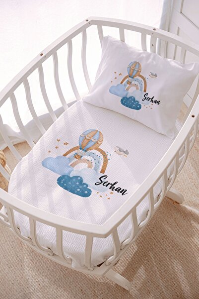 Lilabio İsme Özel 70x120 Park Yatak Ve Anne Yanı Pike Seti