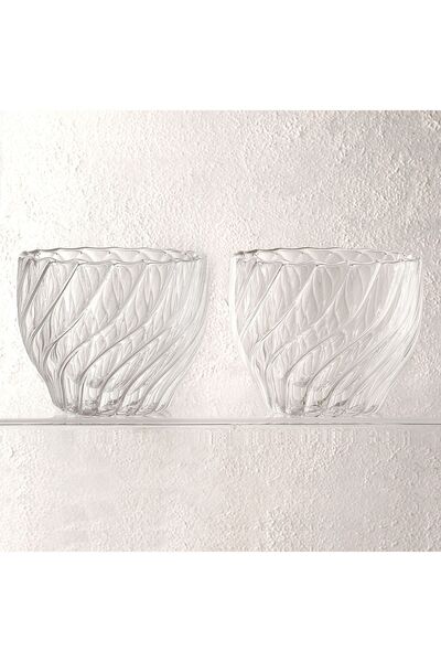 Jumbo 2'li Çift Cidarlı Optik Kase 400 ml