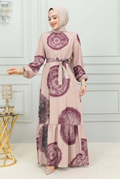 TESETTÜR MÜJDE MERVE Φόρεμα με σχέδιο Aerobin - Κομψό και άνετο