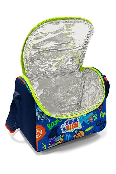 Coral High Шкільний рюкзак для хлопчика та набір для харчування - 4 відділення, Saks Grafiti