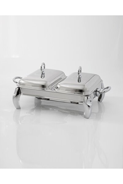 MATSteel MUM ISITICILI İKİ BÖLMELİ DİKDÖRTGEN SERVİS SETİ