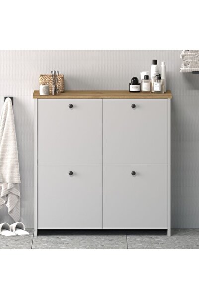 Monte Sehpa Cube Banyo Dolabı Çok Amaçlı Dolap