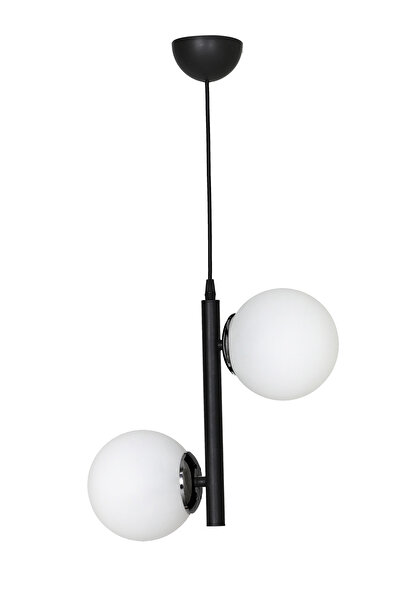 ŞL Şef Light Salkım 2'li Siyah Modern Avize