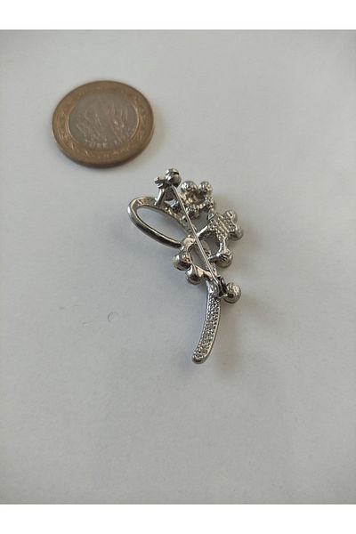 Hediye ve Takı Atölyesi Accessory Collar Pin Jewelled Brooch Scarf Pin