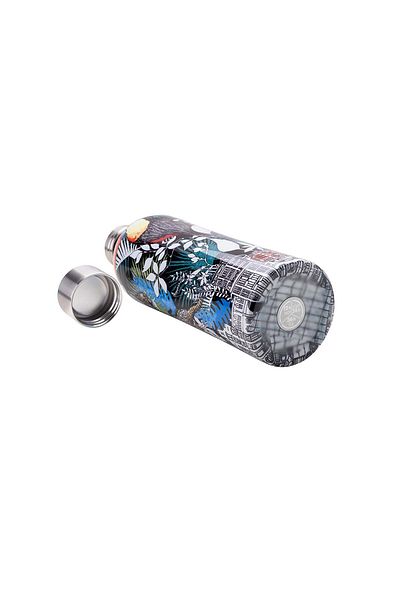BUGATTI La Ville Patterned Twin Stainless Steel Thermos - 800Ml