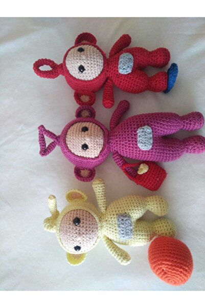 Trend bayb Amigurumi Teletabiler 3'lü Set