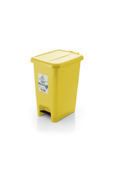 CEYMOP PROFESSIONAL Slım Pedallı Çöp Kovası 20 Lt Sarı