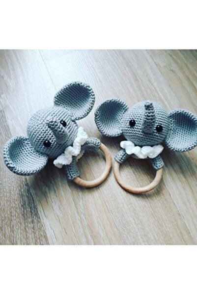 Trend bayb Amigurumi Fil Çıngırak