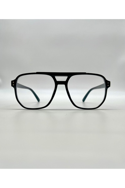 UBK Eyewear Unisex Kemik Pilot Model Mavi Işık Filtreli Dinlendirici Gözlük, ...