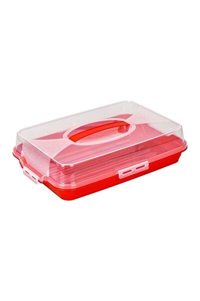 Emofom Large Size Cake Container Dessert Storage Container Pyrex Container (44.5 CM X 31 CM X 10.5 CM)