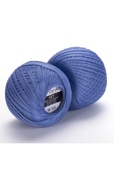 Yarnart Lily - Mercerized Lace Σχοινί Μπλε-0582