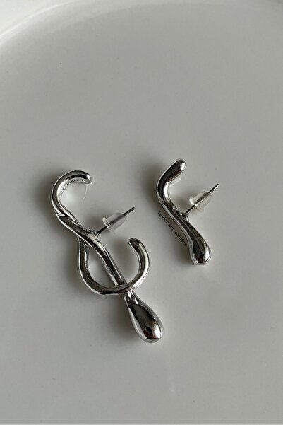 Lavian Accessories Gümüş Fluxing Küpe