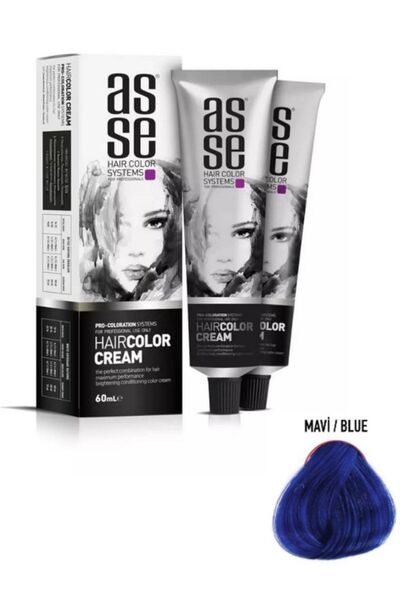 asse Hair Color Systems Saç Boyası 60 Ml. -mavi / Blue