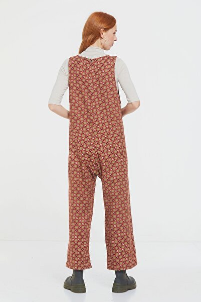 Clandestino Μακριά χειμερινή φόρμα με casual σχέδιο καφέ