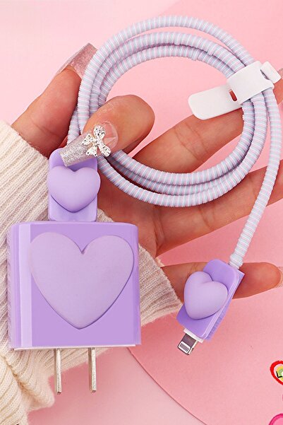 WANNA PROTECT Iphone 18-20w Uyumlu Şarj Kablosu Başlığı Adaptörü Koruma Kablo...