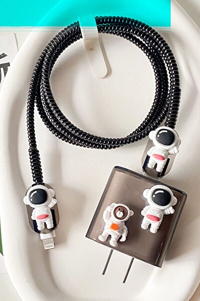 WANNA PROTECT Iphone 18-20w Uyumlu Şarj Kablosu Başlığı Adaptörü Koruma Kablo...