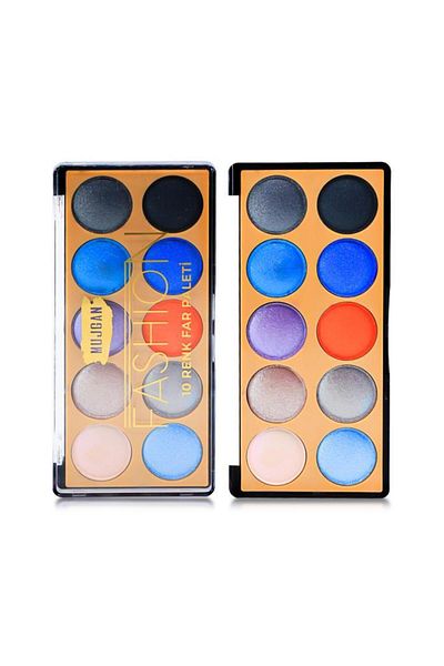 MUJGAN Fashion 10 Color Eyeshadow Palette - No 1 Model
