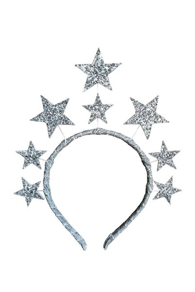 LALULA KIDS BRIGHT SILVER STAR TAÇ