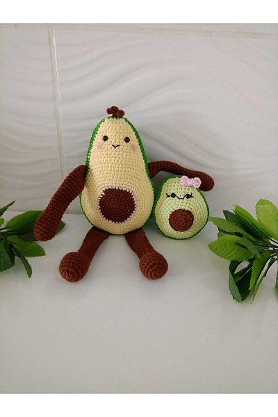 Penguen Avocado Toys - Hand Knitted