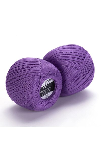 Yarnart Lily - Mercerized Lace Νήμα Μωβ-6309