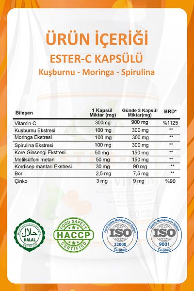 Gökçek Şifa Ester Vitamin C Capsule