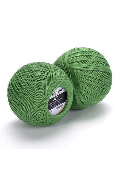 Yarnart Lily - Mercerized Lace Σχοινί Πράσινο-6332