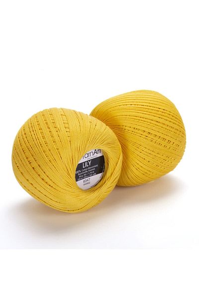 Yarnart Lily - Mercerized Lace Σχοινί Κίτρινο-6347