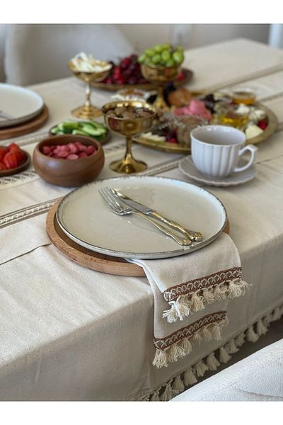 NDC HOME 12pcs Placemat Runner Set