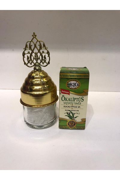 Krk Gıda Krk Eucalyptus Oil - 20 Cc, Crystal Menthol in Special Bottle 10 Gr