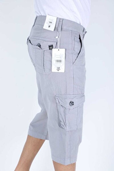 RetroPark ERKEK BERMUDA ŞORT UZUN KAPRİ KARGO CEP KARGO CEPLİ BERMUDA UZUN KAPRİ DİZ ALTI