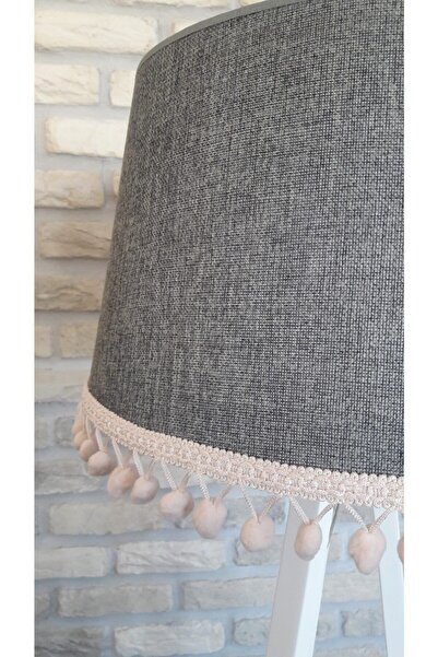 Lambada Ponponlu Lambader Şapkası( Gri Keten)