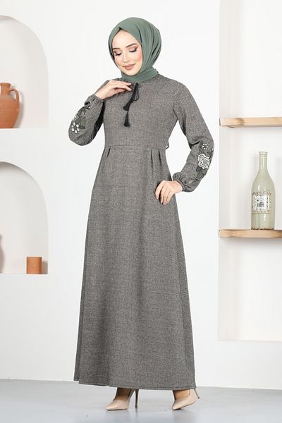 ModaMerve Φόρεμα Mink Lace Up - MSL8006