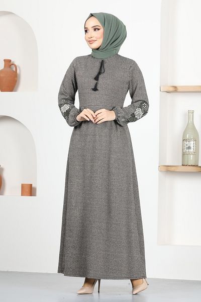 ModaMerve Φόρεμα Mink Lace Up - MSL8006