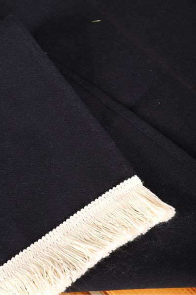 NDC HOME Τραπεζομάντιλο Premium Linen Black Tasseled Runner (45 x 150)