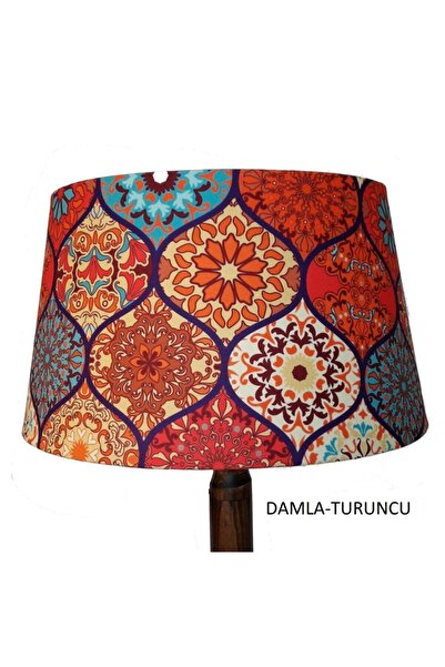 Lambada Damla Desen Turuncu Renk Lambader Şapkası