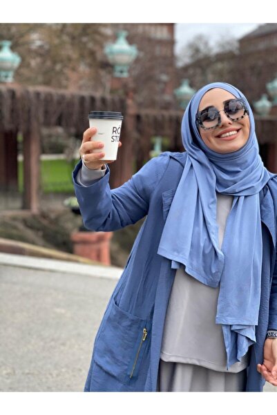 Differenza Combed Cotton Shawl Indigo