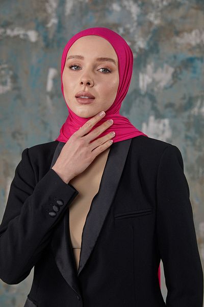 Differenza Neon Fuchsia Combed Shawl