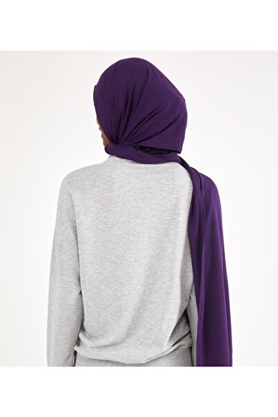 Differenza Purple Combed Cotton Shawl