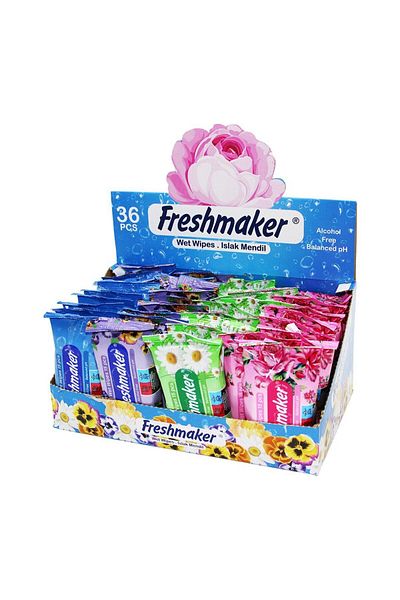 Freshmaker Fresmaker 15Pcs Isaak Pocket Wipes - 36 Pieces