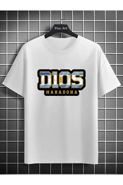 Pisa Art Diego Armando Maradona 10 Unisex T-Shirt ειδικής σχεδίασης