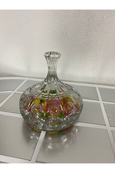 devigo Bohemia Kapaklı Cam Şekerlik Lokumluk İkramlık Drajelik 230 Ml
