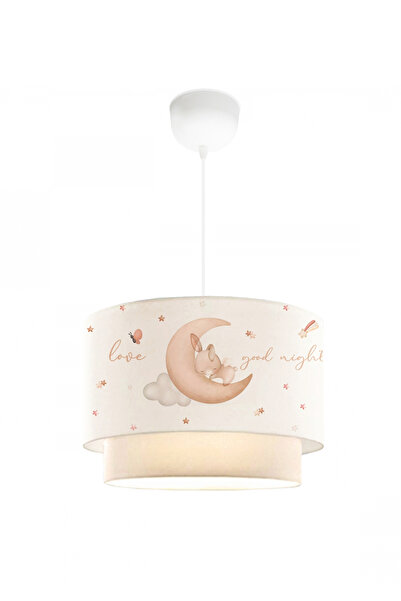 HOMİNG Homing Çocuk Odası Uyuyan Sevimli Tavşancık Sarkıt Avize 241441